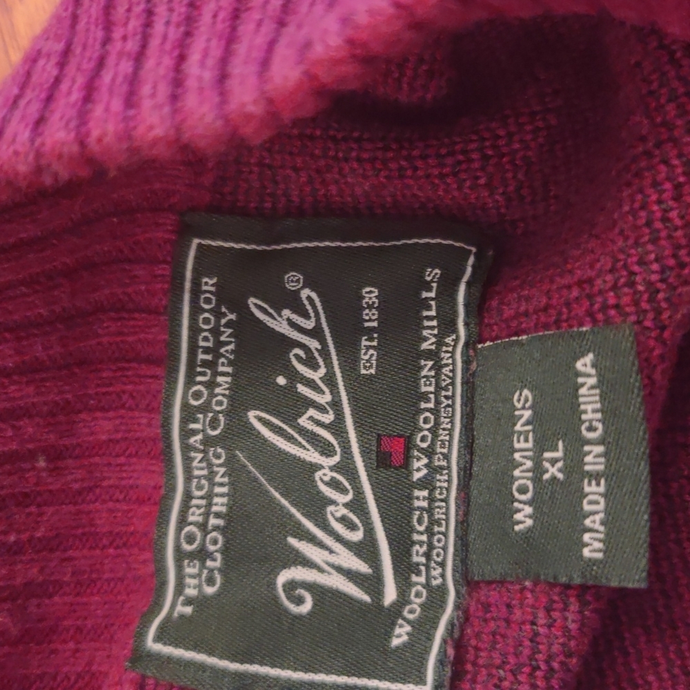 Ruby Red Snowflake Sweater Xl - image 2